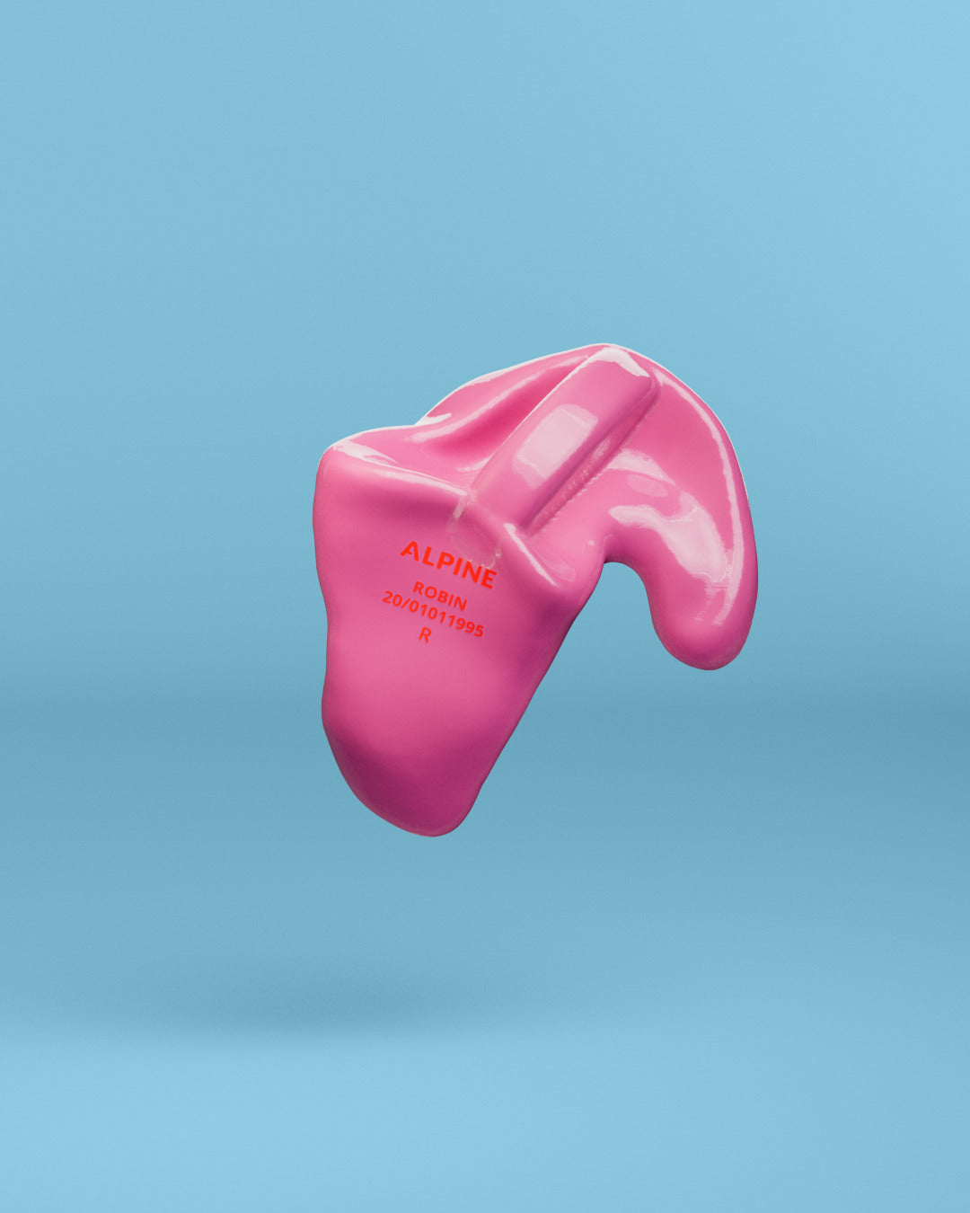 Alpine swimsafe op maat oordoppen  neon roze #color_neon-roze