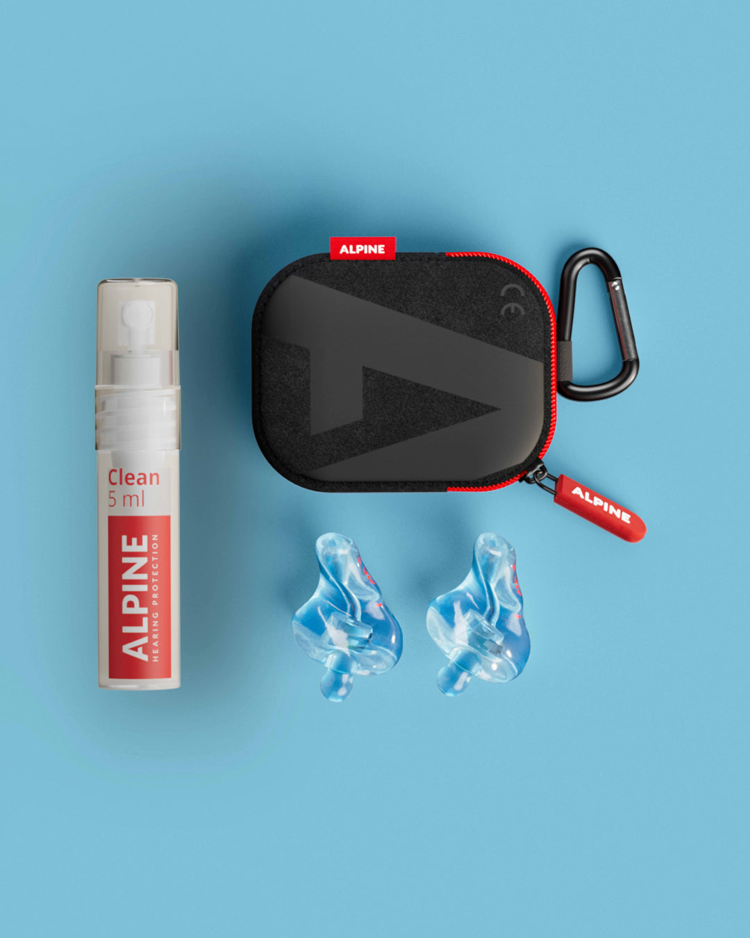 Motosafe Op Maat case  transparant blauw