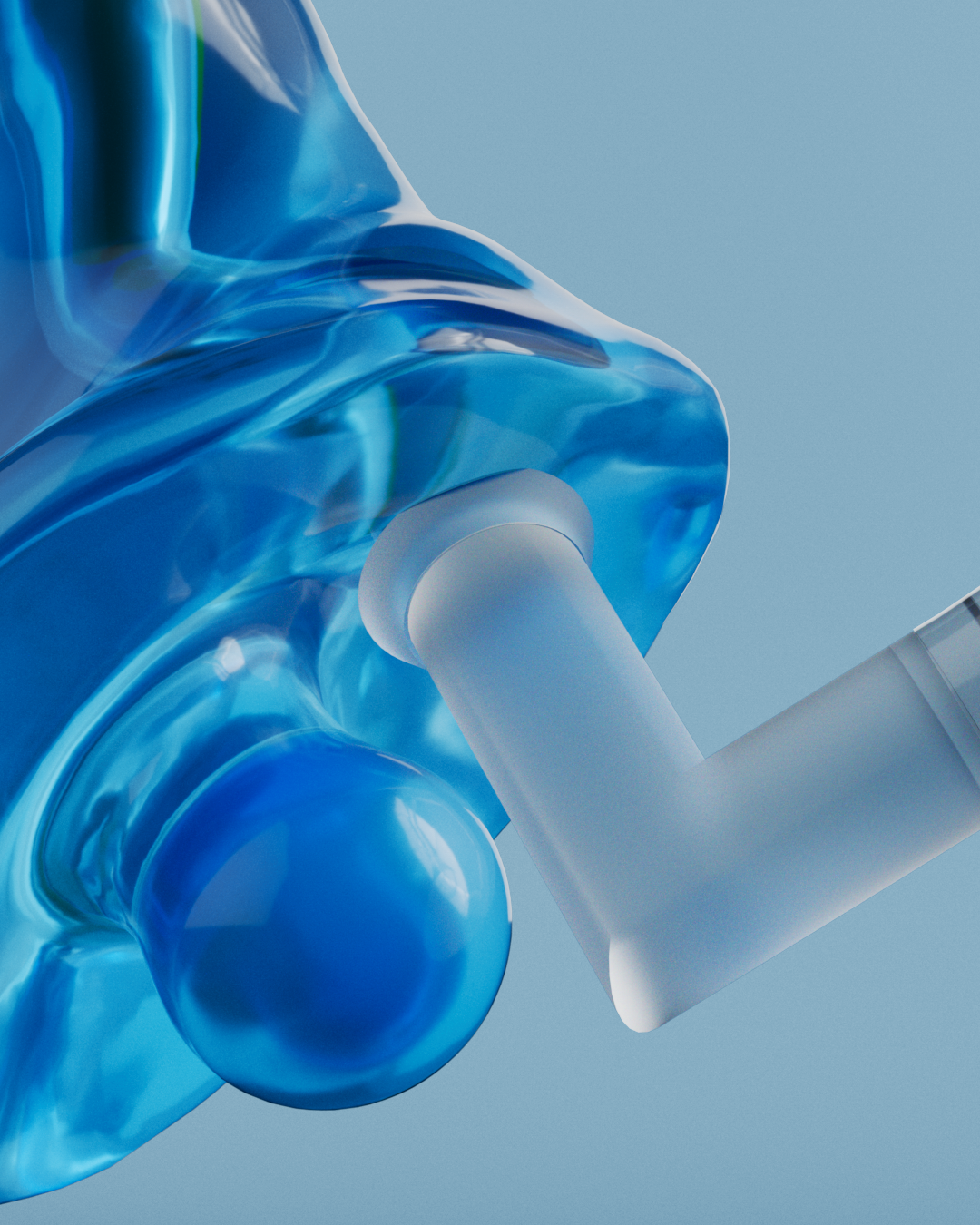 porto oordroppen op maat detail transparant blauw #color_transparant-blauw