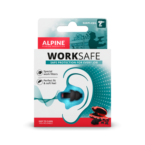 WorkSafe Alpine Protection Auditive Bouchons d’oreilles Casque anti-bruit red dot award protéger votre oreille travail projets hobby Bricolage
