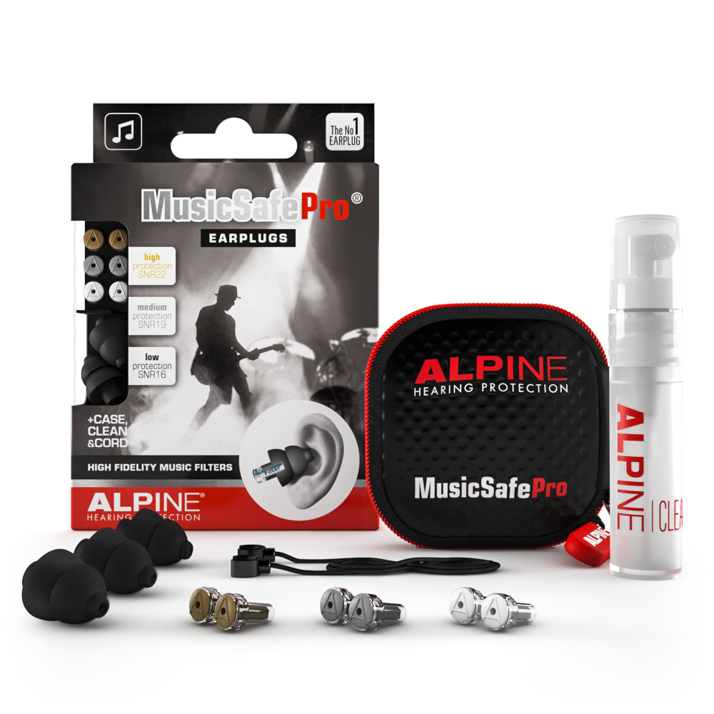 Alpine MusicSafe Pro earplugs for musicians Alpine Protection Auditive Bouchons d’oreilles Casque anti-bruit red dot award protéger votre oreille fête concert festival Musiciens