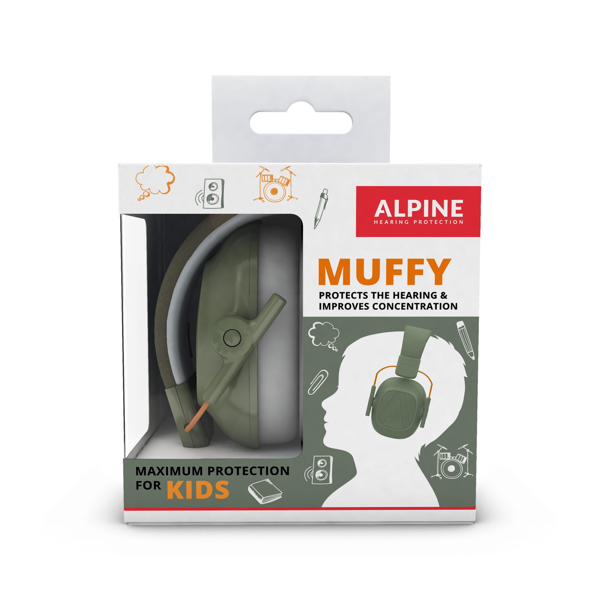 Casque anti-bruit Alpine Muffy Kids - 5 à 16 ans – Alpine