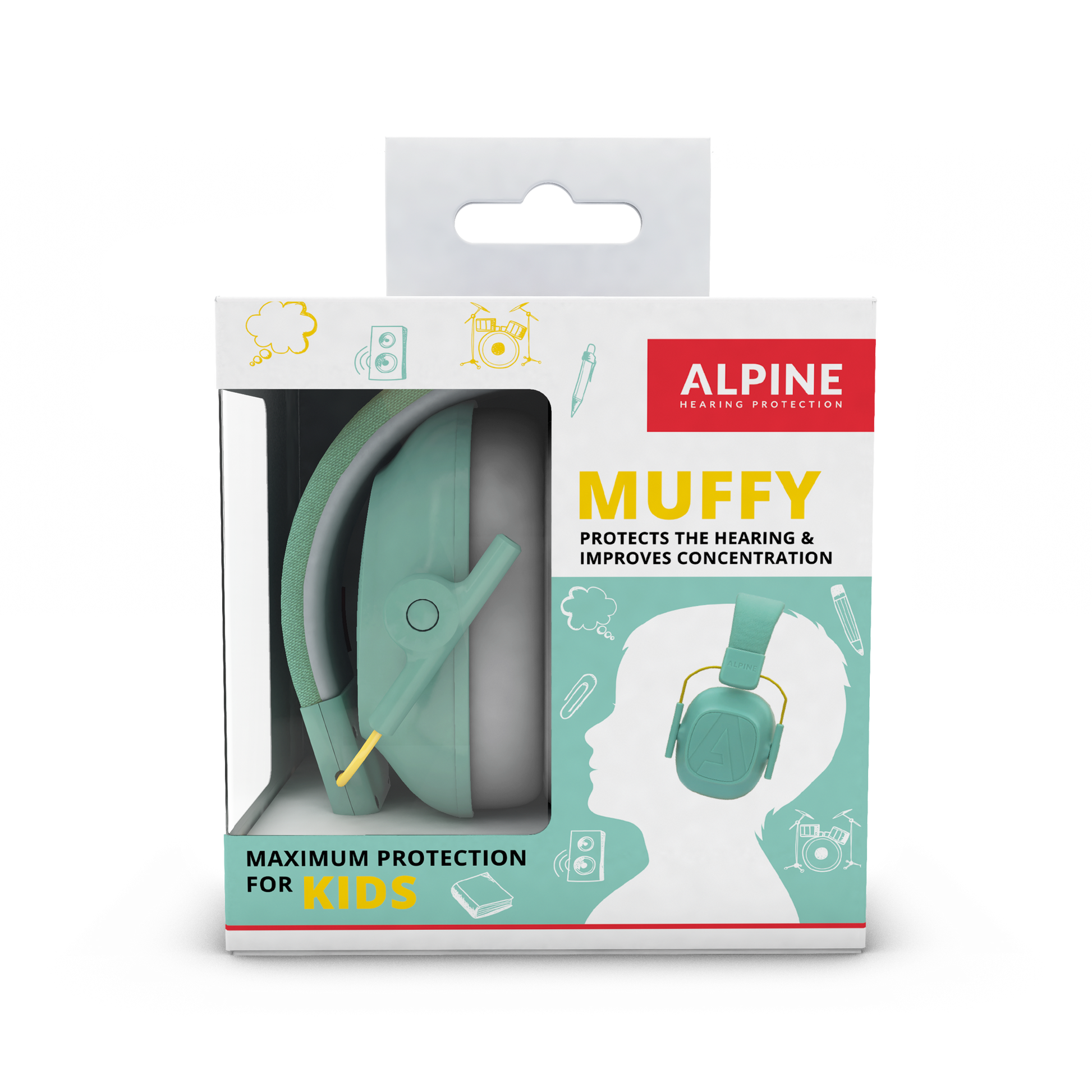 Casque anti-bruit Alpine Muffy Kids - 5 à 16 ans – Alpine Protection  Auditive