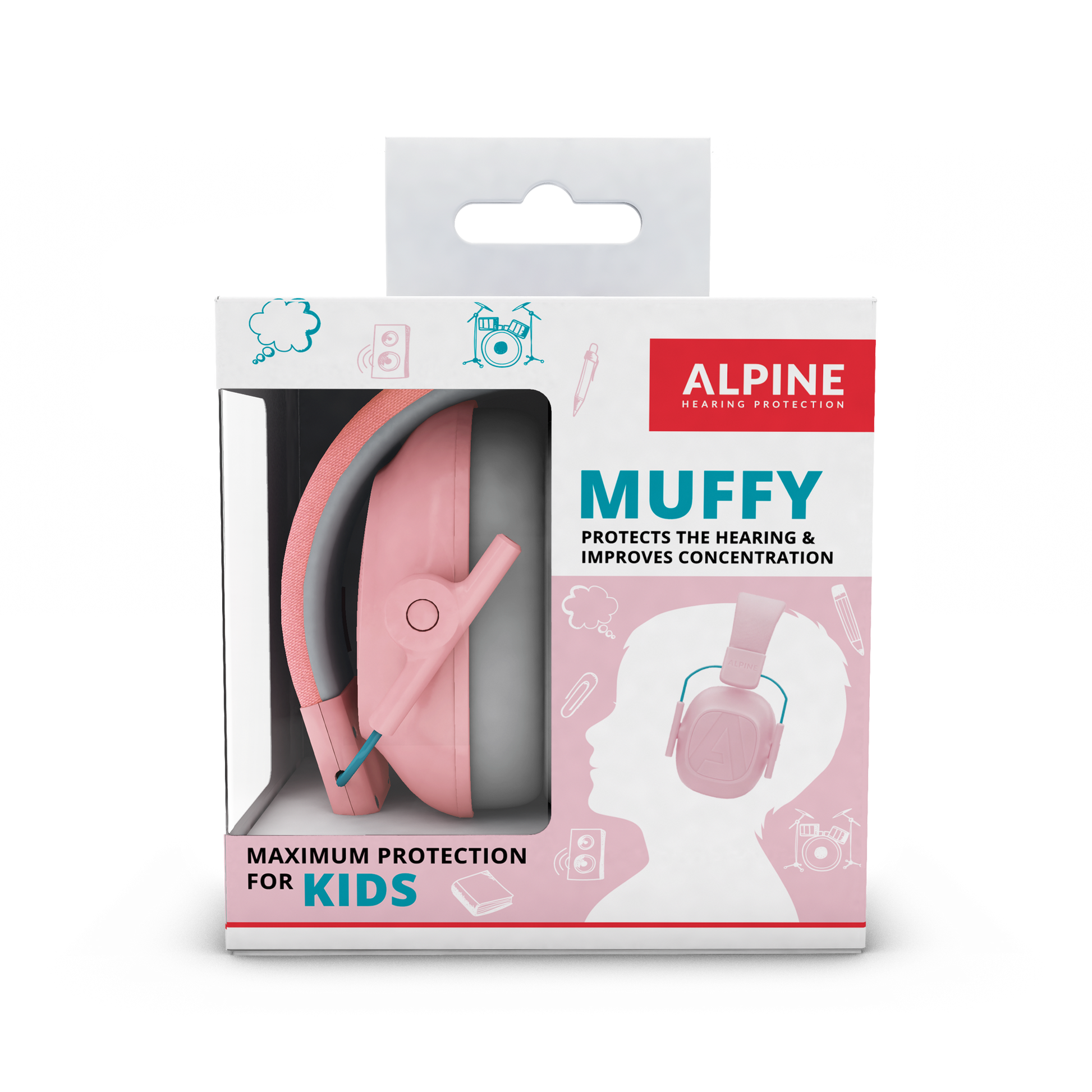 Alpine Muffy Kids earmuffs for kids Muffy Kids Alpine Protection Auditive Bouchons d’oreilles Casque anti-bruit red dot award protéger votre oreille Enfants Bébés 