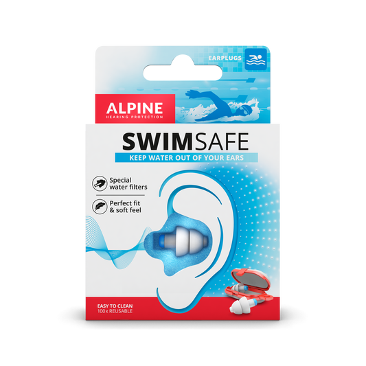 Alpine SwimSafe earplugs for swimming Alpine Protection Auditive Bouchons d’oreilles Casque anti-bruit red dot award protéger votre oreille Sommeil 