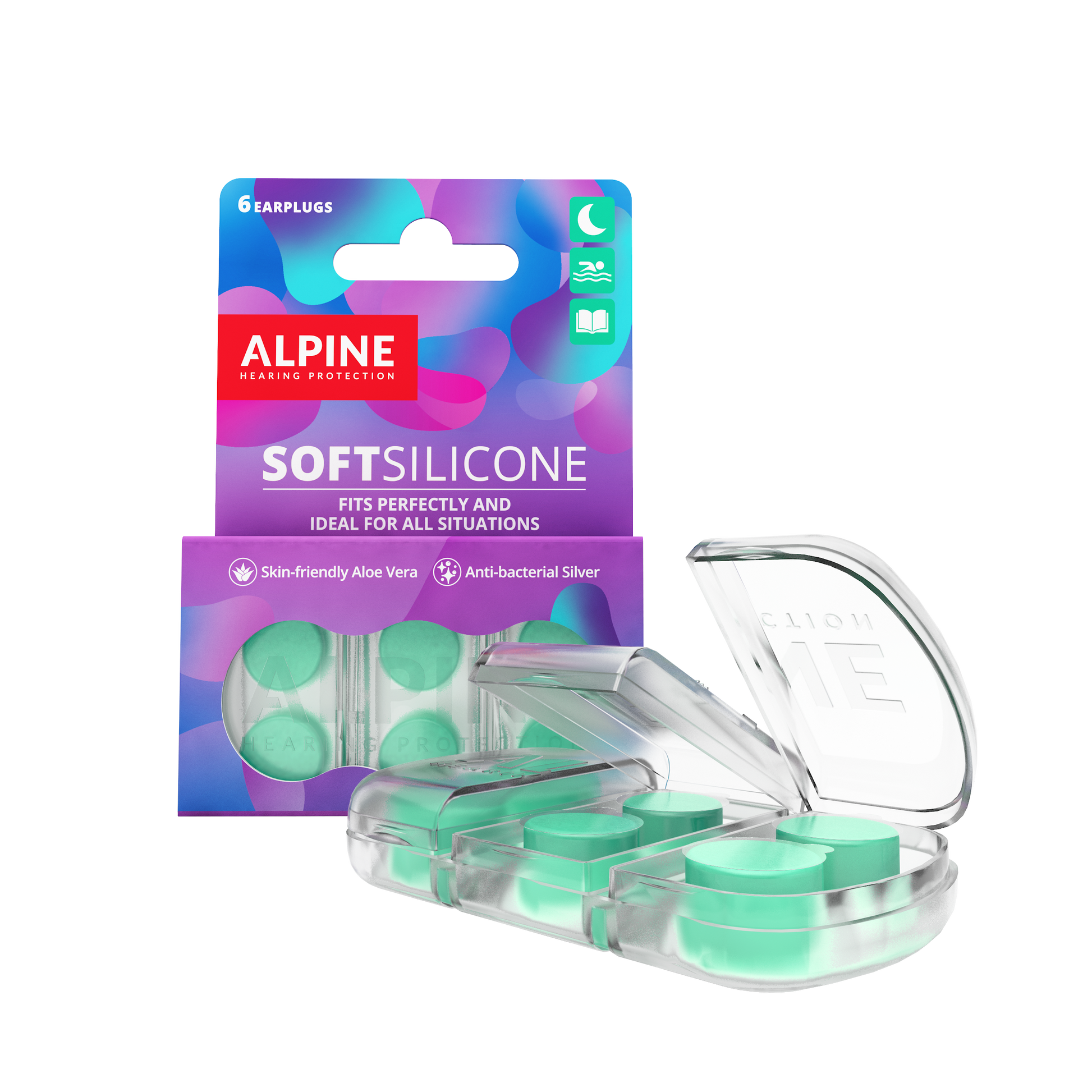 Alpine Cleartone Bouchons d'oreille pour une protection auditive optimale  en cas de musique et de bruit - Fabriqué en matériau souple pour un confort  ultime - 3 tailles S, M, L 